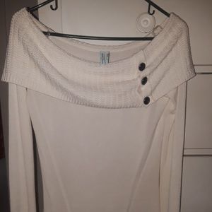 Guess by Marcino off the shoulder sweater size sma